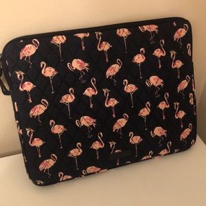 Vera Bradley Flamingo Padded Laptop Sleeve